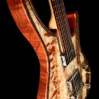 Reviewed by Vintage Guitar! Zerberus Nemesis with real ONYX Fantastico Stone top. Ships from New Jersey