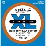 D'addario Light Top Heavy bottom EXL140 10-52
