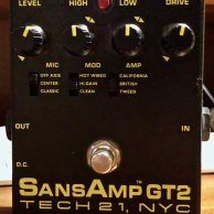 Tech21 SansAmp GT 2, Röhrenverstärker / Tube Amp Emulator, Verzerrer, abs. neuwertig